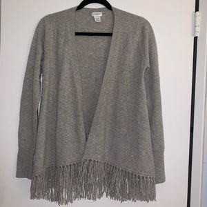 Club Monaco Gray Lauren Cashmere Cardigan